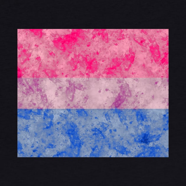 Bi Pride Flag - Water color by MeowOrNever